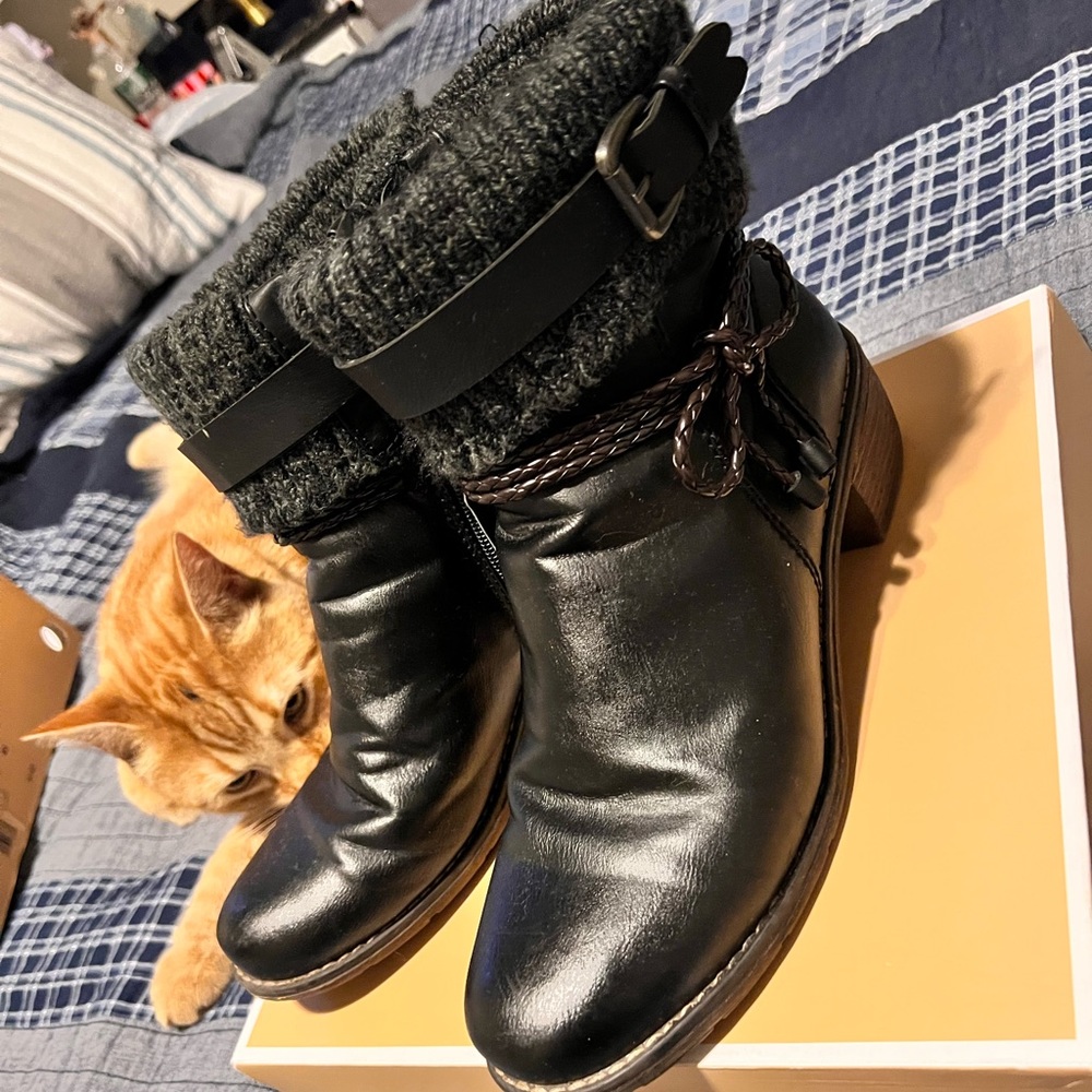 Rieker and j crew booties for sale both of them. For $75